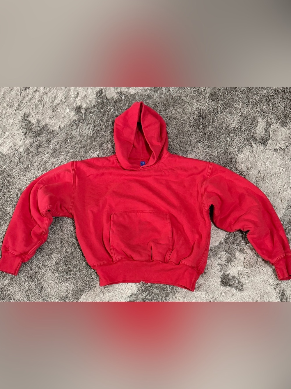 Yeezy Gap Red Perfect Hoodie in Size Medium (Brand New)